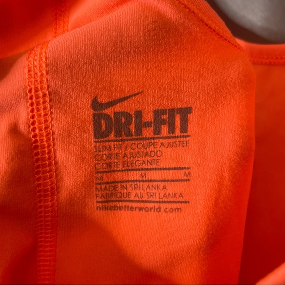 Nike Women's Orange Racerback Tank Top size medium - Picture 8 of 8